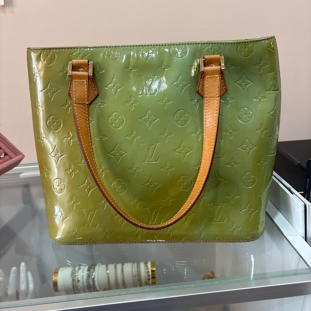 LV green Vernis tote - Picture 3 of 5